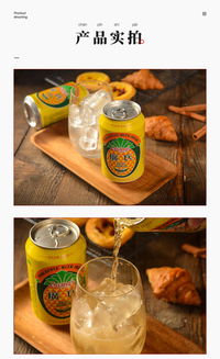 廣氏菠蘿啤酒風味飲料 無酒精即飲佳品，整箱批發(fā)更劃算