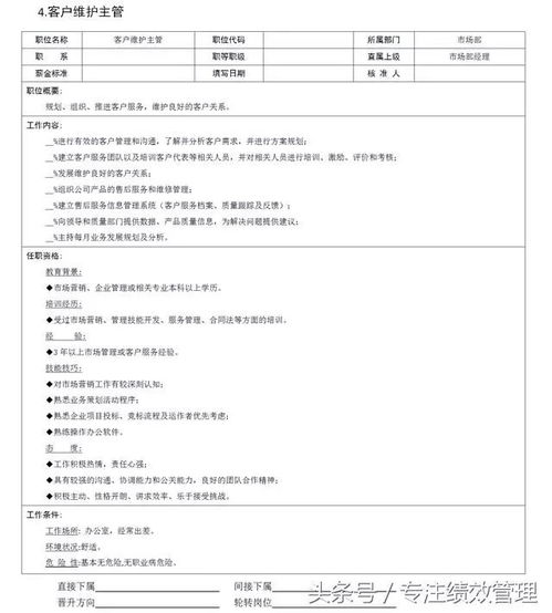 18個(gè)市場營銷職位崗位說明書 構(gòu)建高效營銷體系的核心角色